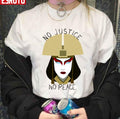 Avatar Kyoshi No Justice No Peace Unisex T-Shirt