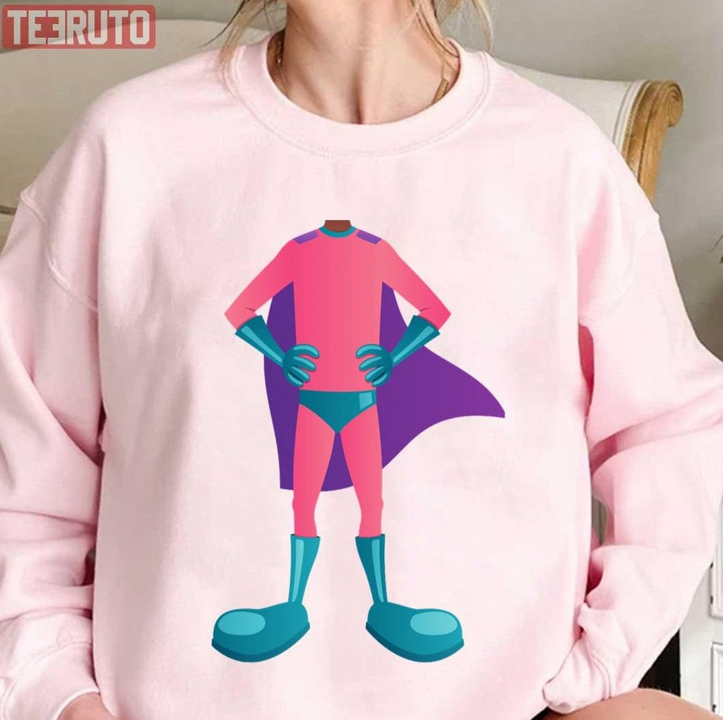 Simple Super Hero Girl Costume Halloween Unisex T-Shirt