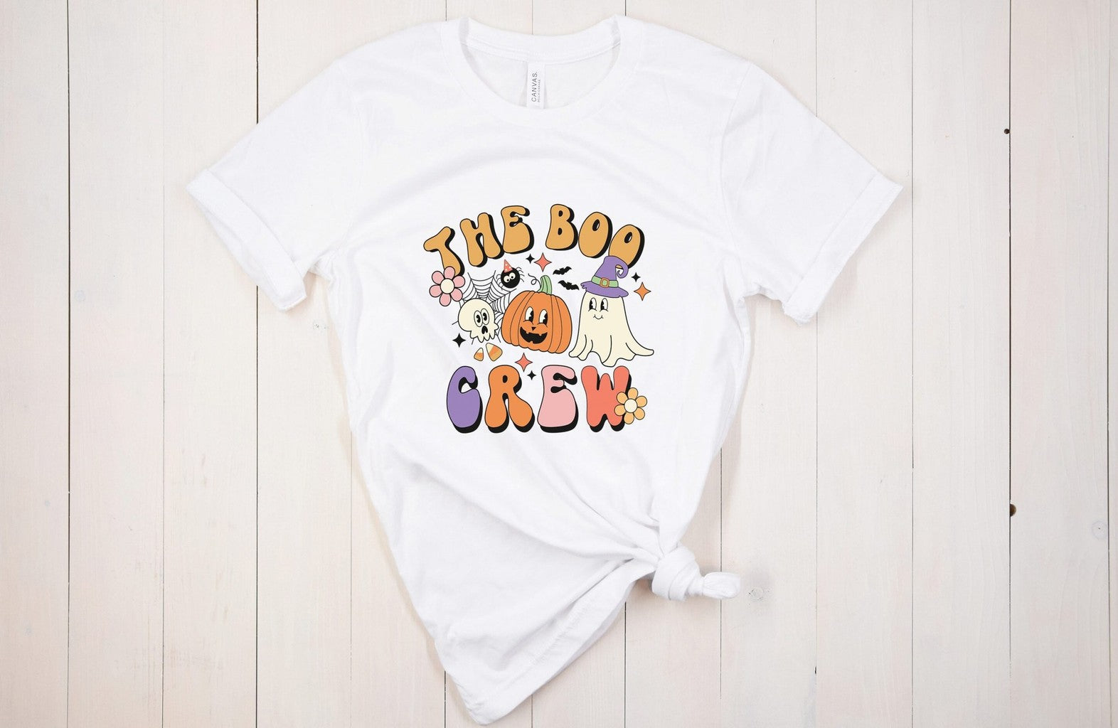 Retro Halloween Comfort Colors The Boo Crew Shirt