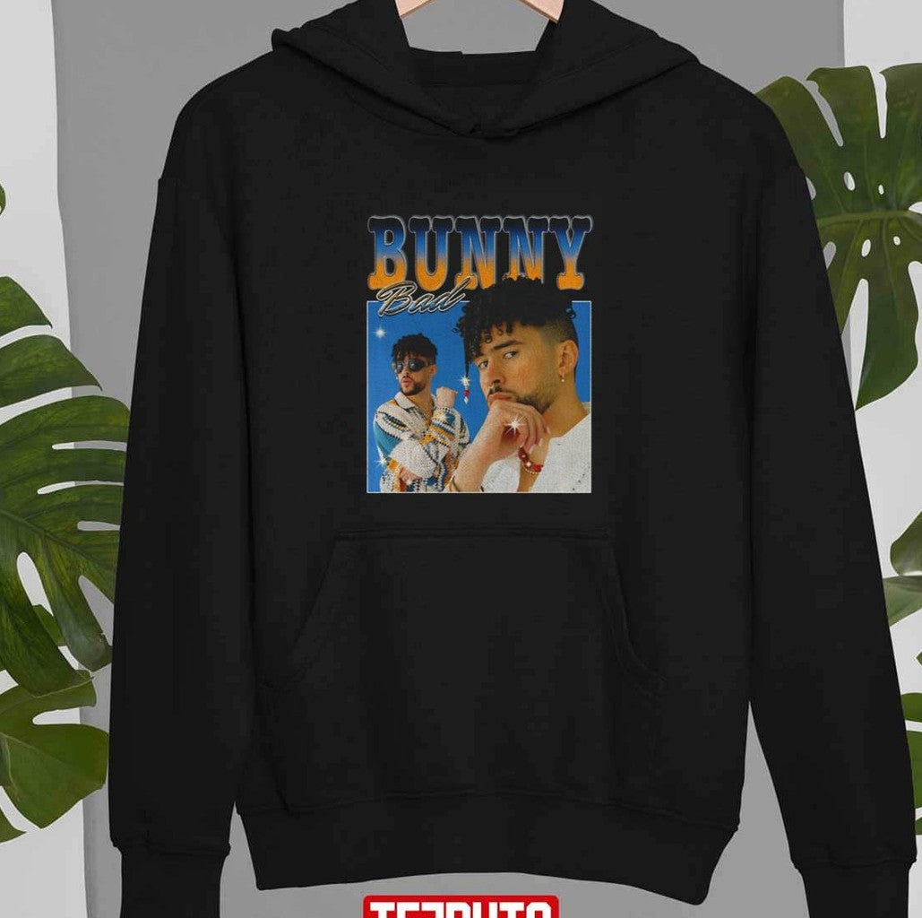 Benito Antonio Martínez Ocasio Aka Bad Bunny Vintage 90s Bootleg Homepage Graphic Unisex T-shirt