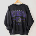 Mi-nne-so-ta Football Sweatshirt, Vintage Style Mi-nne-so-ta  Football Crewneck, Football Sweatshirt, Mi-nne-so-ta V-ik-ing-s Crewneck, Football Gifts