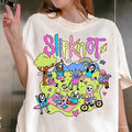 Slipknot Happy Times Playing Together T-shirt - Metal Band Shirt Cotton Graphic Tee Gift Casual Fabric