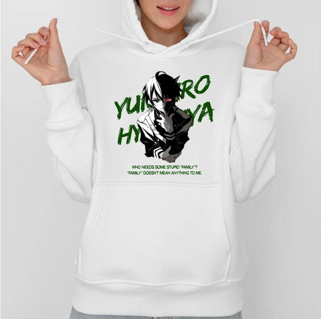Seraph Of The Endowari No Seraph Yuichiro Hyakuya Anime Quotes Unisex Hoodie