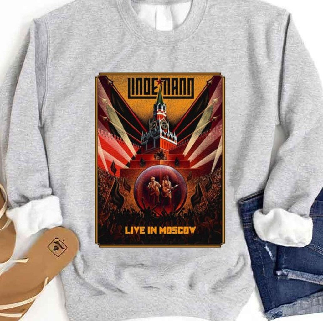 Poster Style Lindemann Band Live In Moscow Unisex Sweatshirt