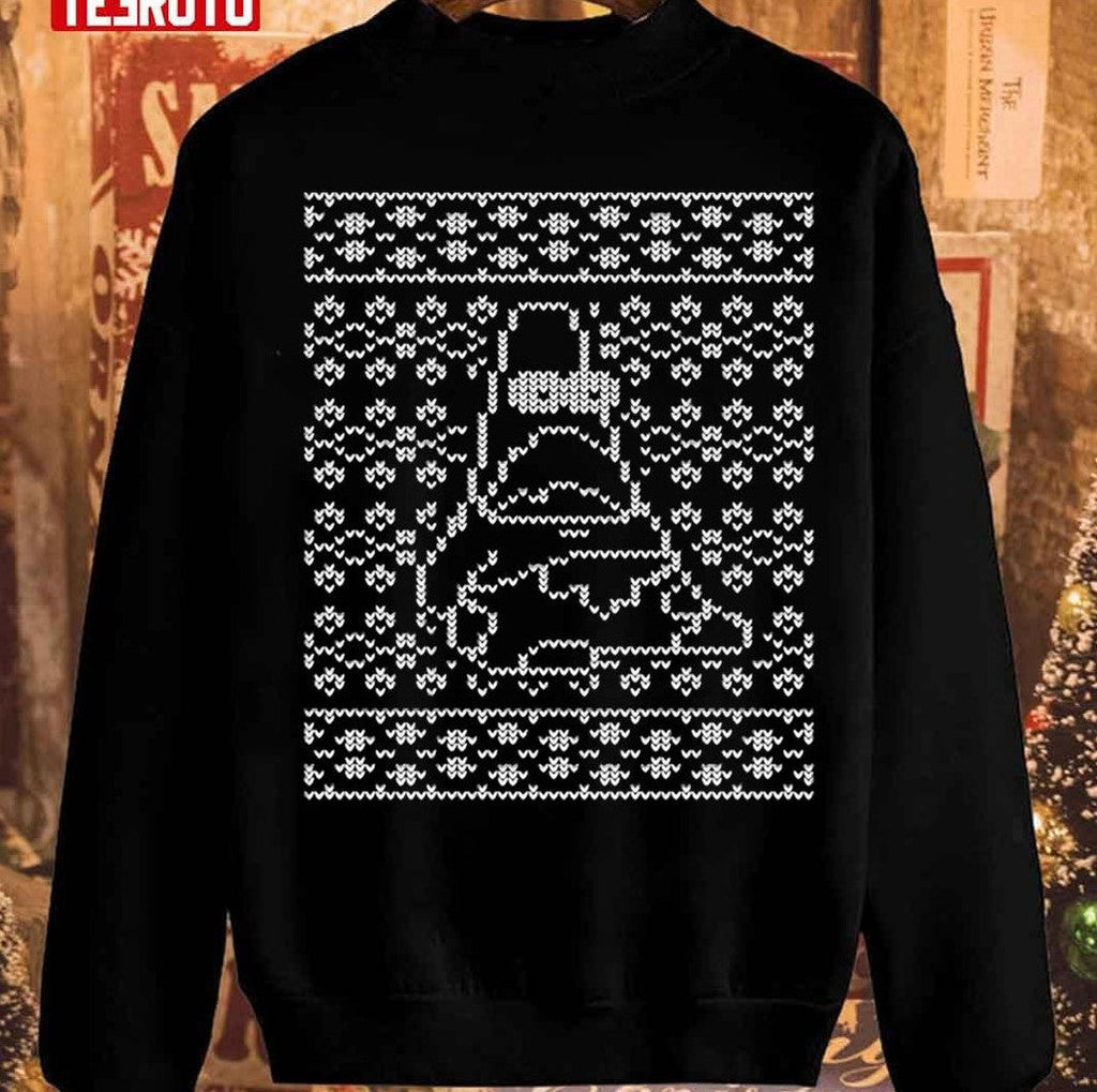 Surprised Patrick Christmas Knitting Pattern Unisex Sweatshirt