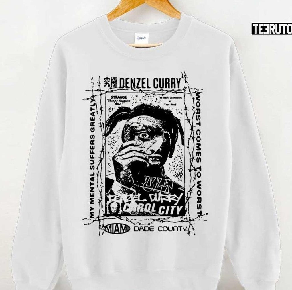 My Mental Suffers Greatly Worst Comes To Worst Denzel Curry Unisex Sweatshirt