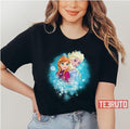 Anna And Elsa Sisters Forever Frozen Unisex T-Shirt
