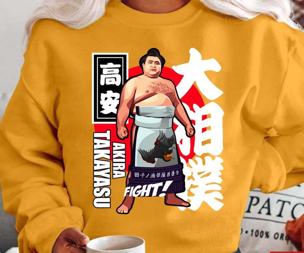 Animated Design Takayasu Akira Japan Sumo Wrestler Unisex T-Shirt
