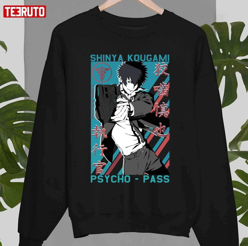Shinya Kougami Psycho-pass Anime Japanese Style Unisex Sweatshirt