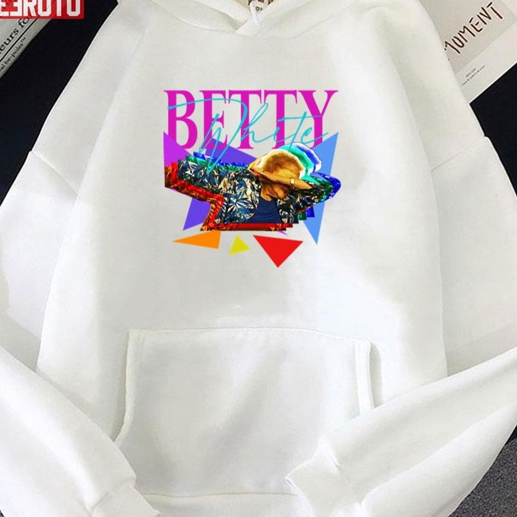 Betty White Dabbing Funny Art Unisex T-shirt