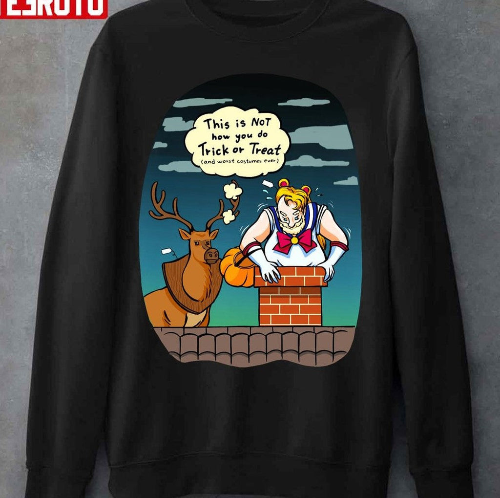 Santa's Trick Or Treat Unisex T-Shirt