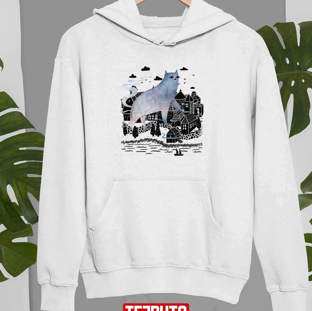The Fog Cat-land Art Unisex Sweatshirt