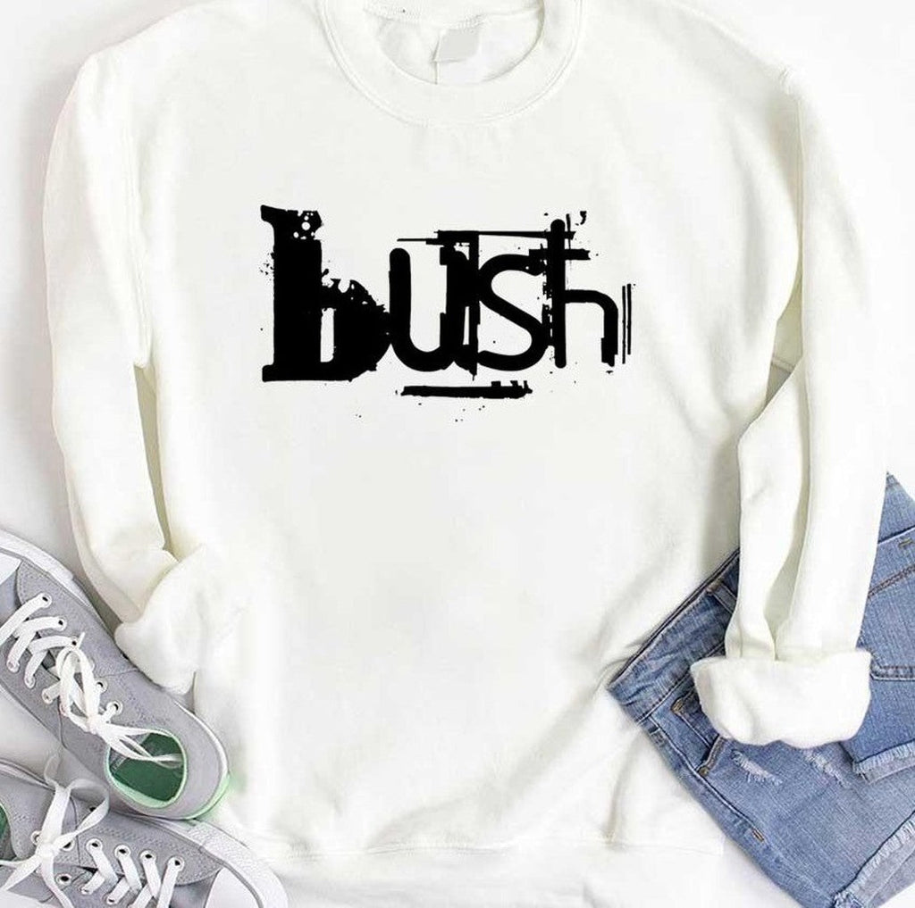 Official Bush Band Logo Black Unisex Hoodie