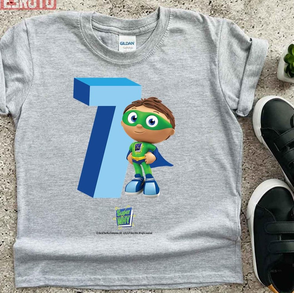 Super Why Number Seven Unisex T-Shirt