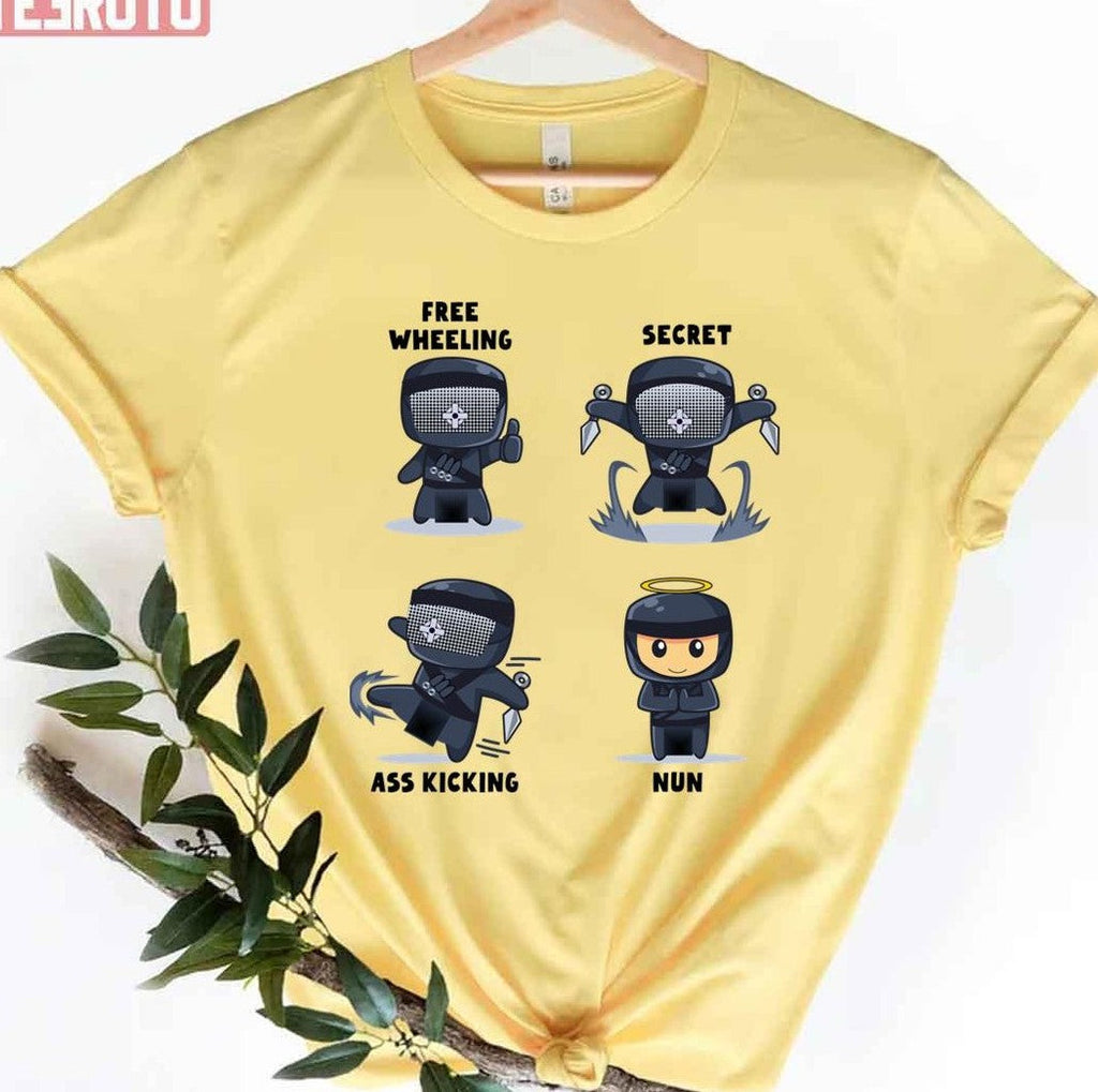 Sister Beatrice The Freewheeling Secret Ass Kicking Nun Warrior Nun Unisex T-Shirt