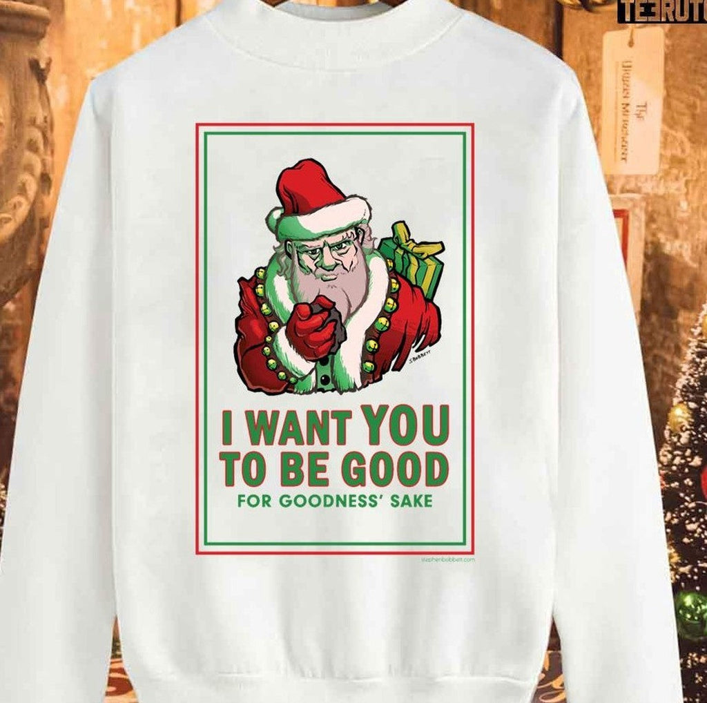 Saint Nick Wants You 2023 Christmas Unisex Sweatshirt