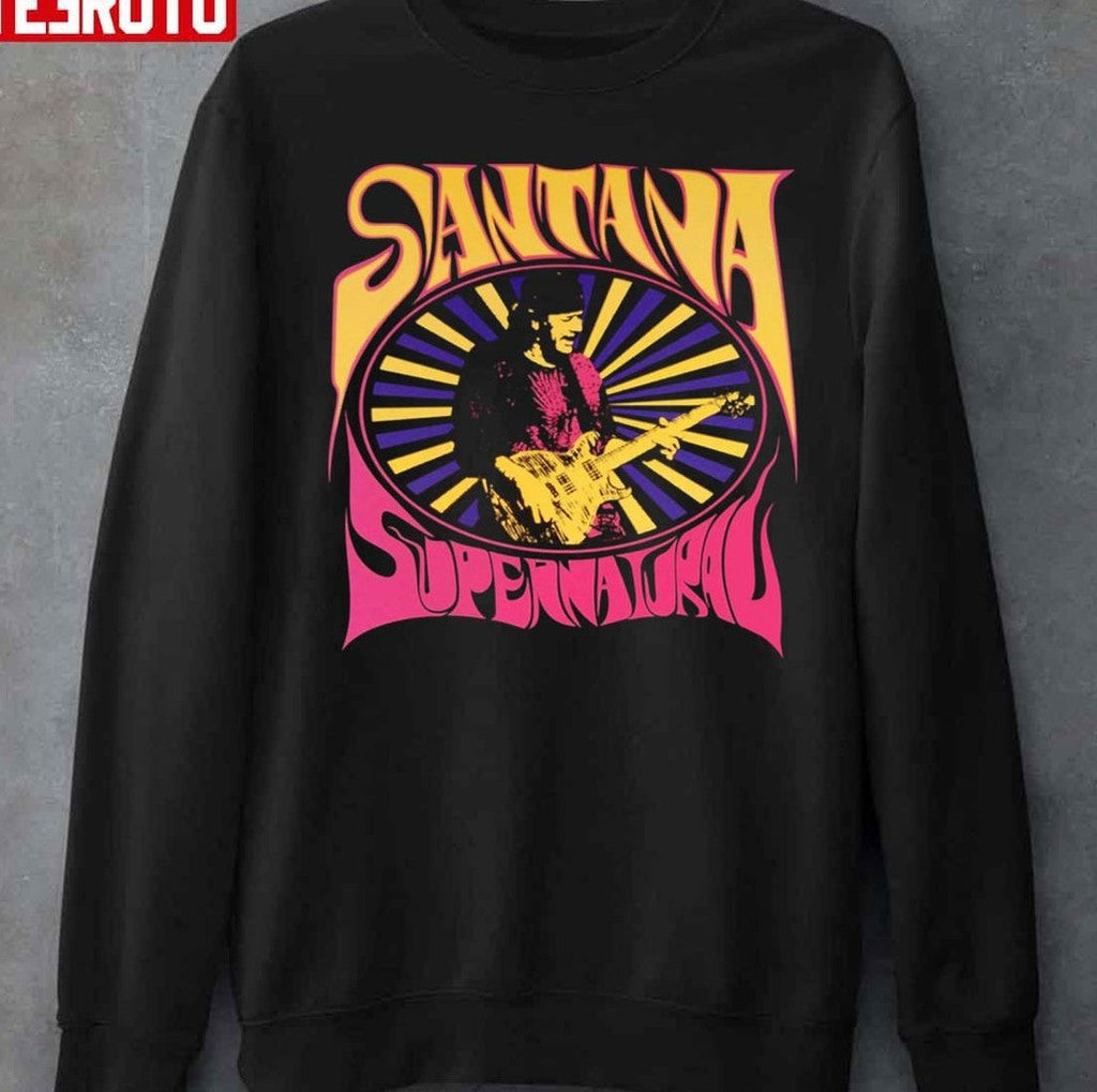 Santana Supernatural Vintage Graphic Unisex T-Shirt
