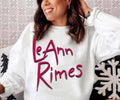 Pink Logo Art Leann Rimes Unisex Sweatshirt