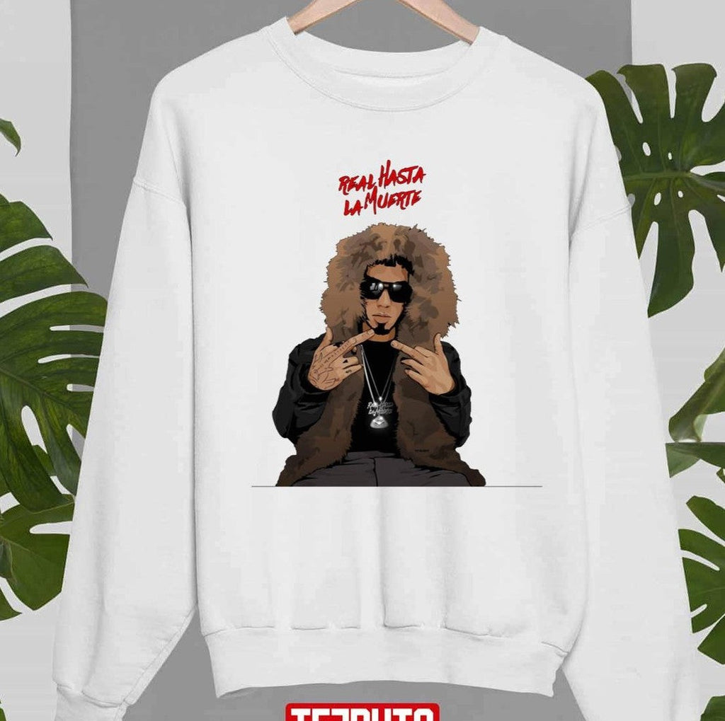 Real Hasta La Muerte Cartoon Art Anuel Aa Unisex Sweatshirt