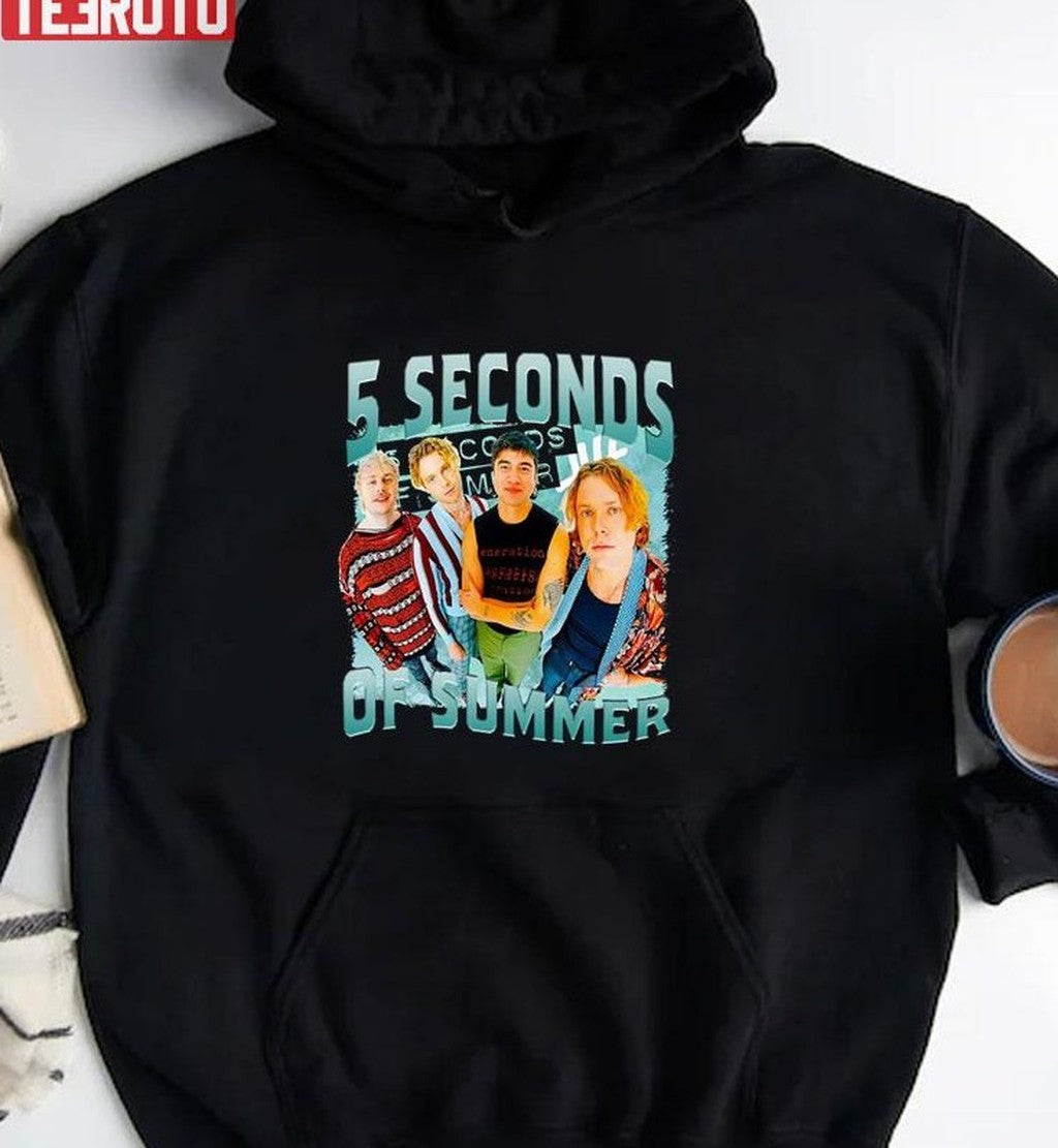 5 Seconds Of Summer Rock Band Vintage 90s Unisex T-Shirt