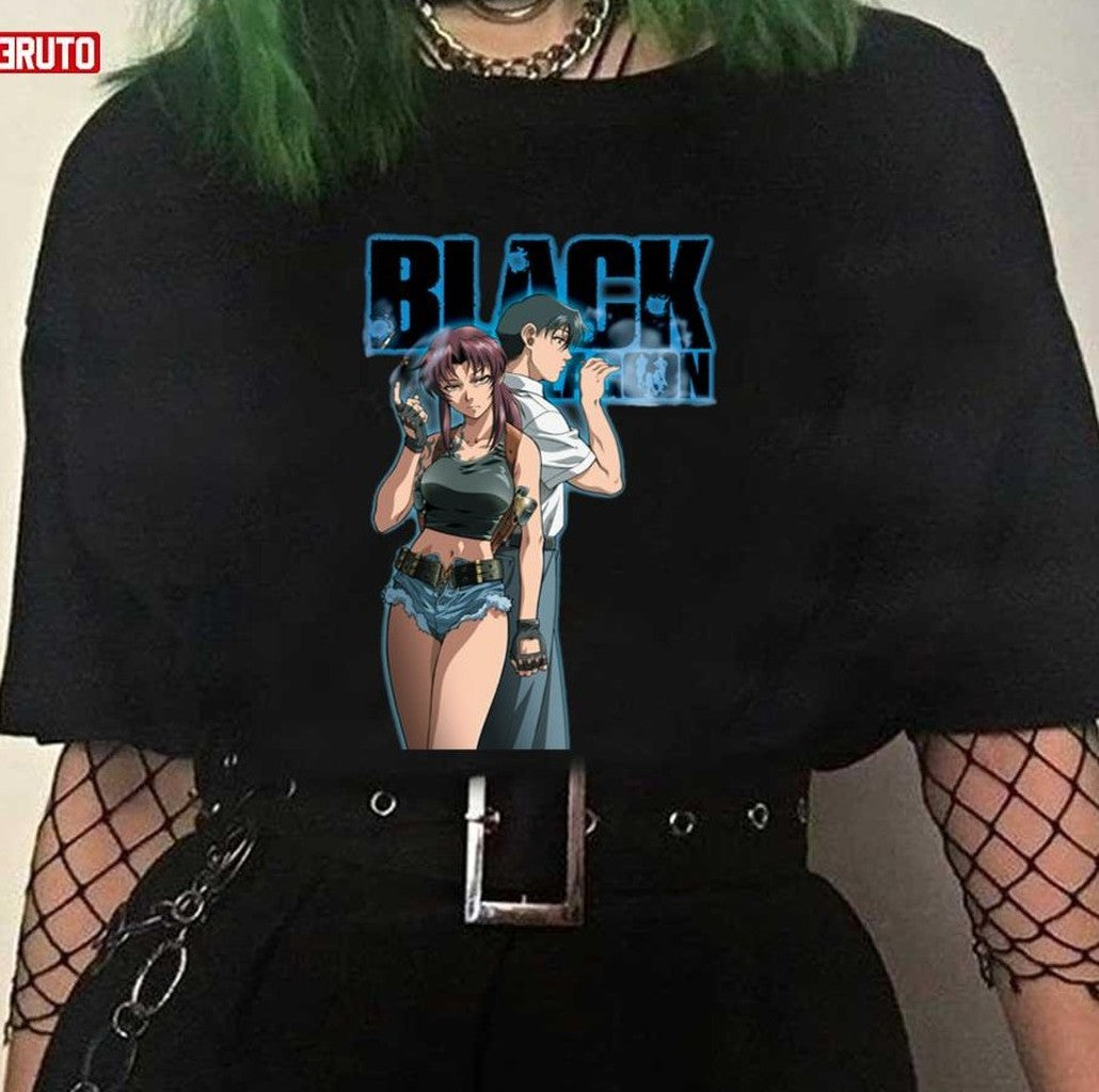 Rokurou Revy Duo Black Lagoon Anime Unisex T-shirt