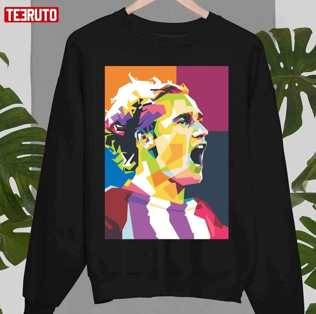Antoine Griezmann In Popart Portrait Style Unisex T-Shirt