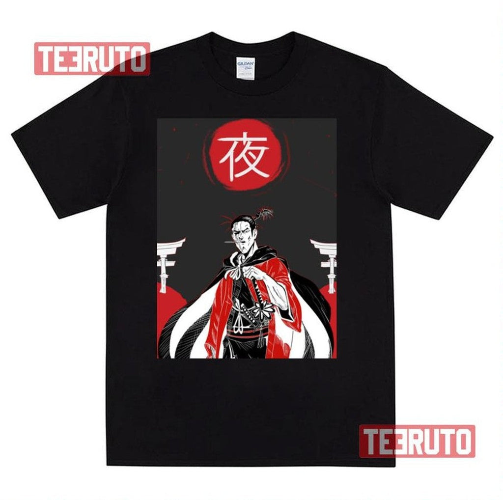 Atomic Samurai Night Illustration Graphic Unisex Sweatshirt