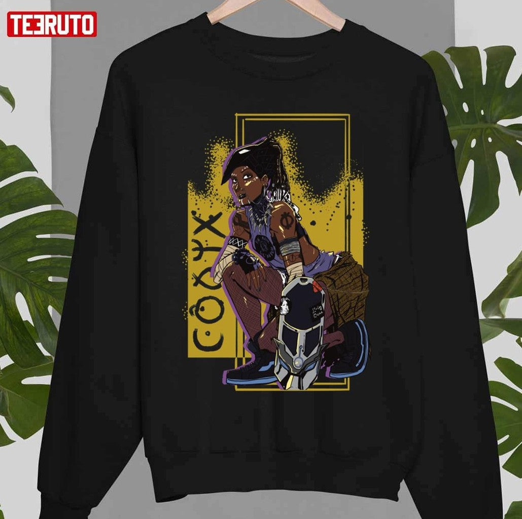 Punk Shuri Cartoon Art Black Panther Unisex Sweatshirt