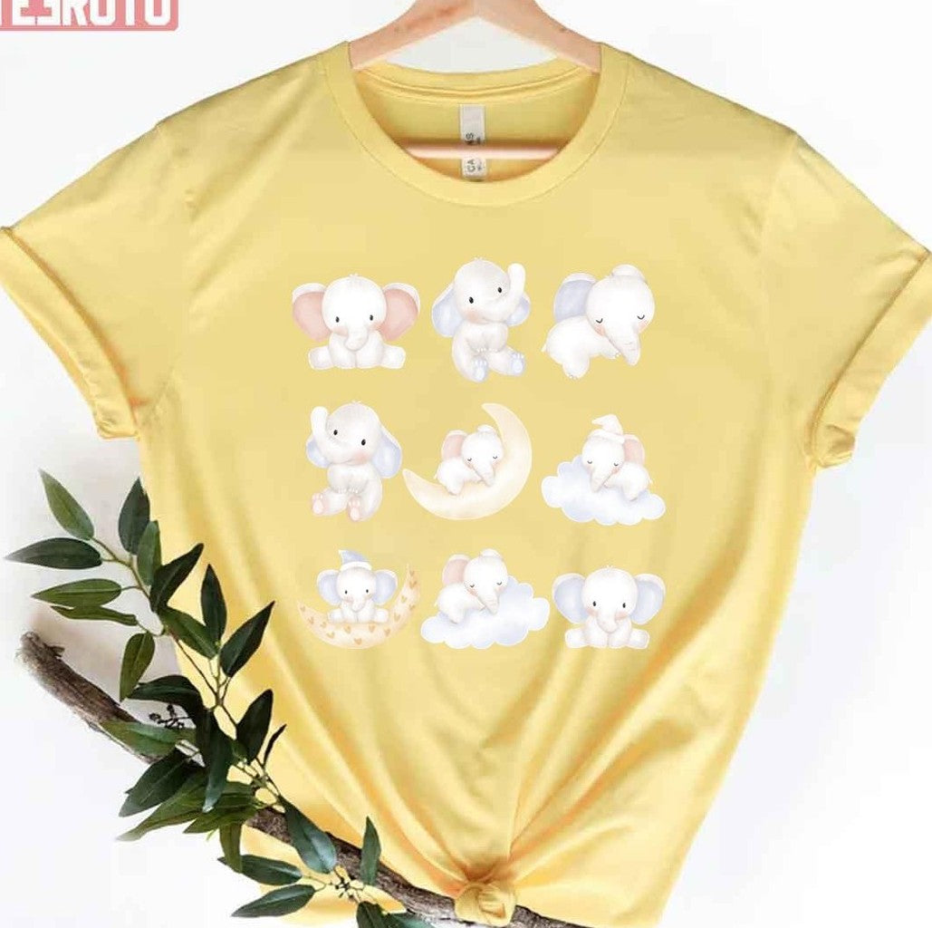 Oh No I Picked The Wrong White Elephant Cute Elephants Unisex T-Shirt