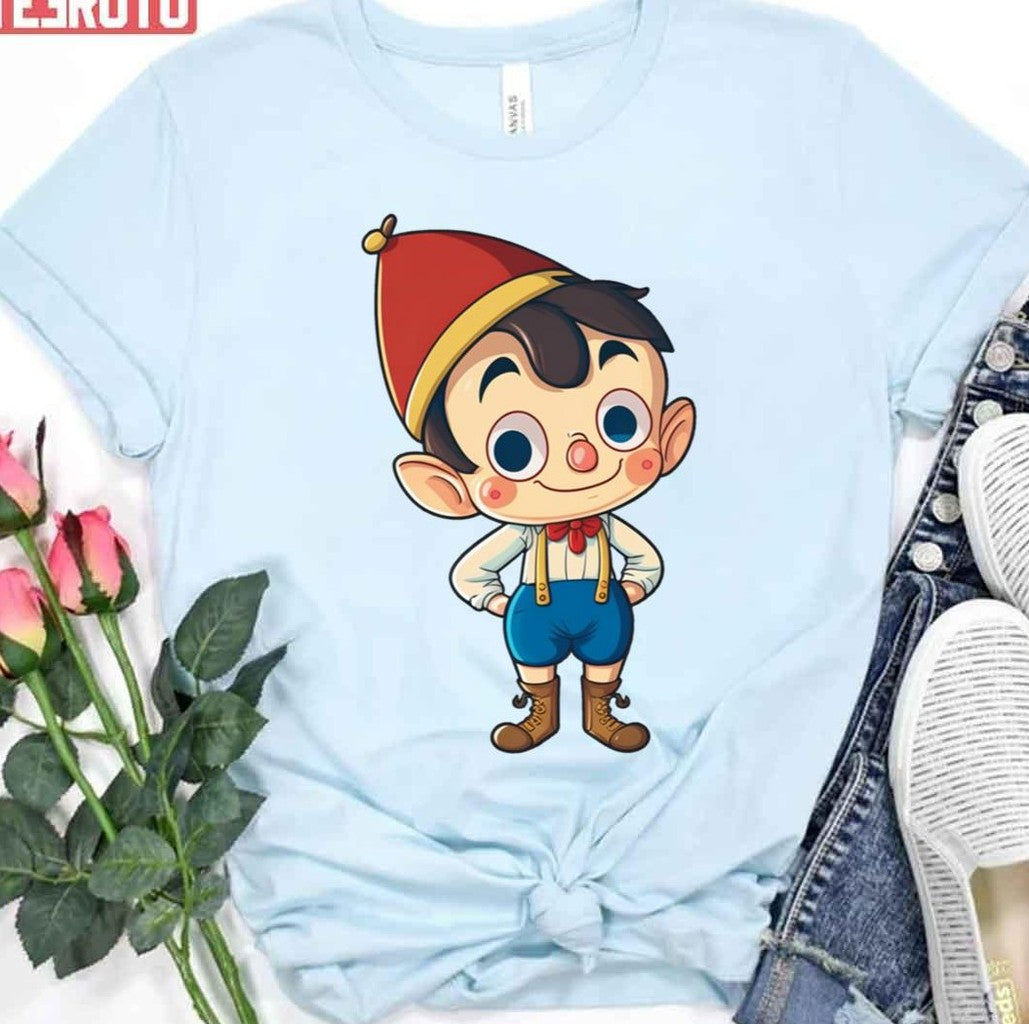 Pinocchio Looking At You With Thinking Don't Lie To Me Unisex T-Shirt