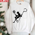 Rise Of The Guardians Jack Frost Snowflake Sillouette Unisex Sweatshirt