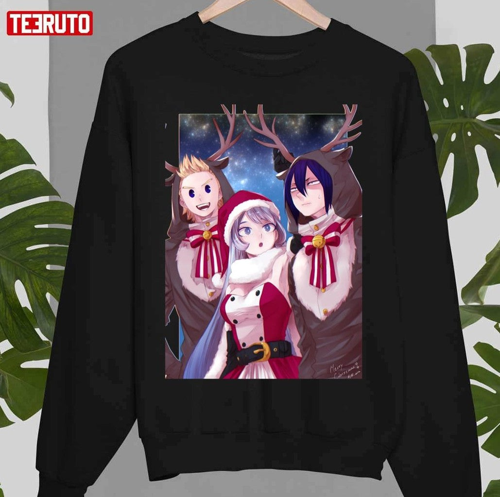 The Big Three Boku No Hero Academia In Christmas Unisex T-Shirt