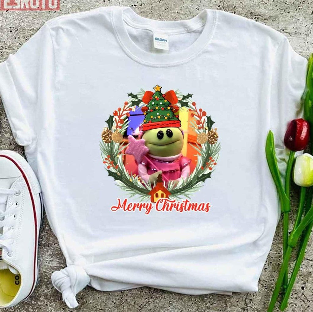 Nanalan Festive Joy Who's That Wonderful Girl Whimsical Christmas Tee Unisex T-Shirt