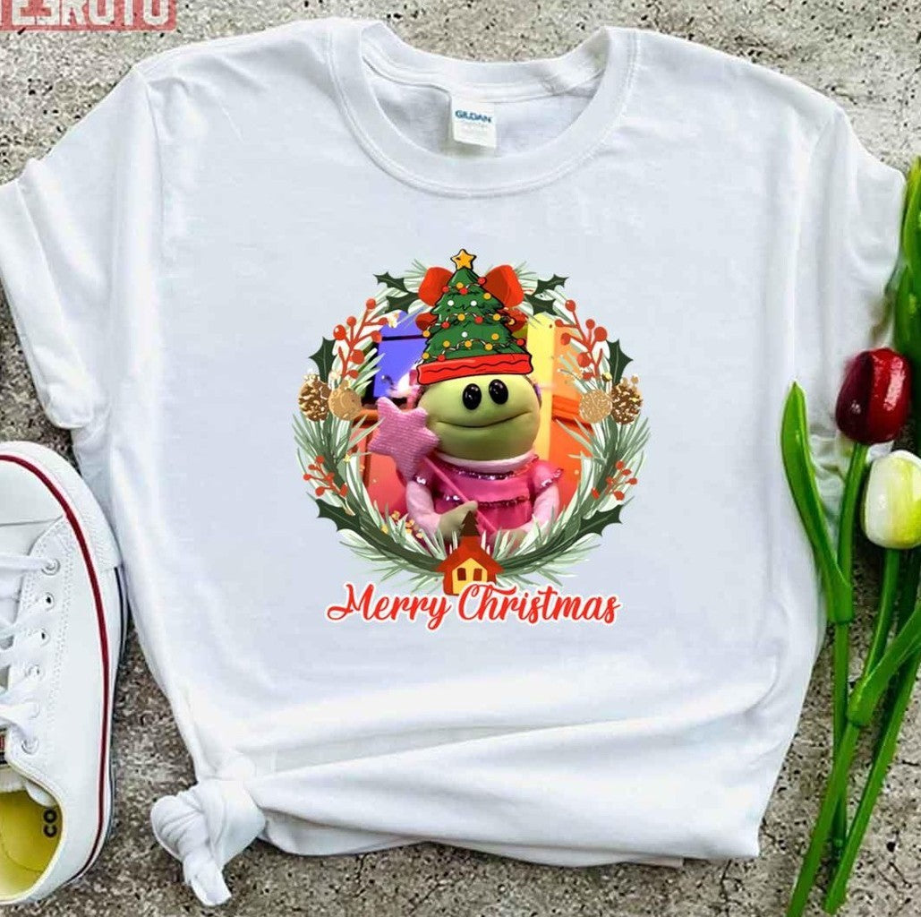 Nanalan Festive Joy Who's That Wonderful Girl Whimsical Christmas Tee Unisex T-Shirt