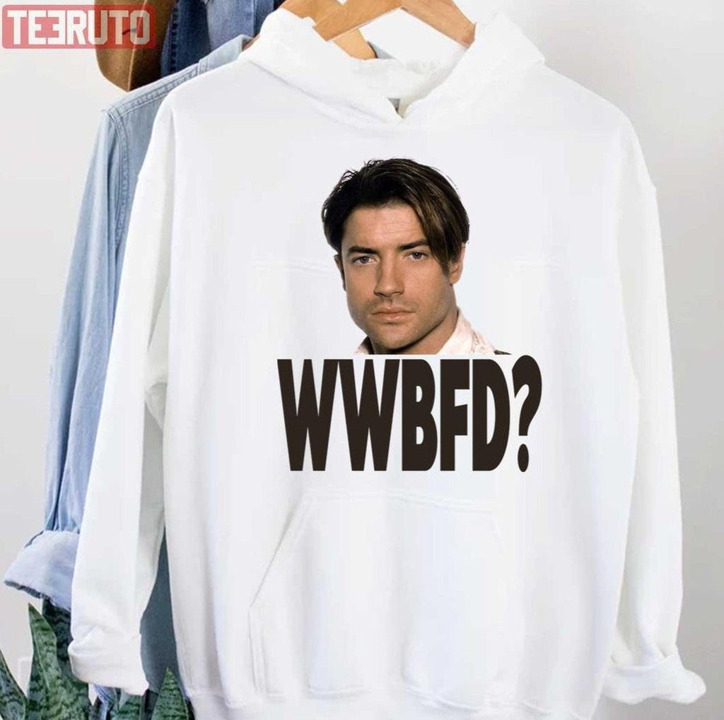 Portrait Brendan Fraser Wwbfd Unisex Hoodie