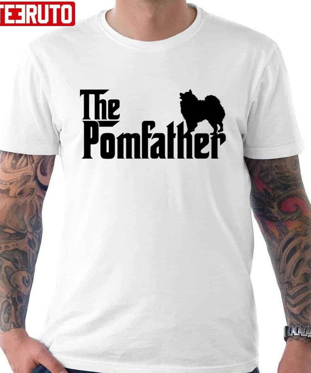 Pomeranian The Pomfather Dad The Pom Father Dog Lover Gift Unisex Hoodie