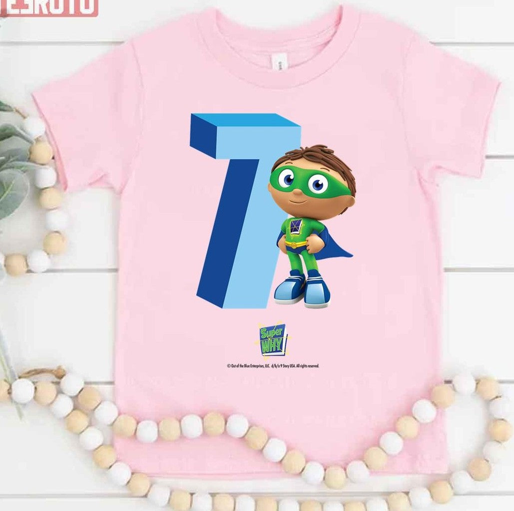 Super Why Number Seven Unisex T-Shirt