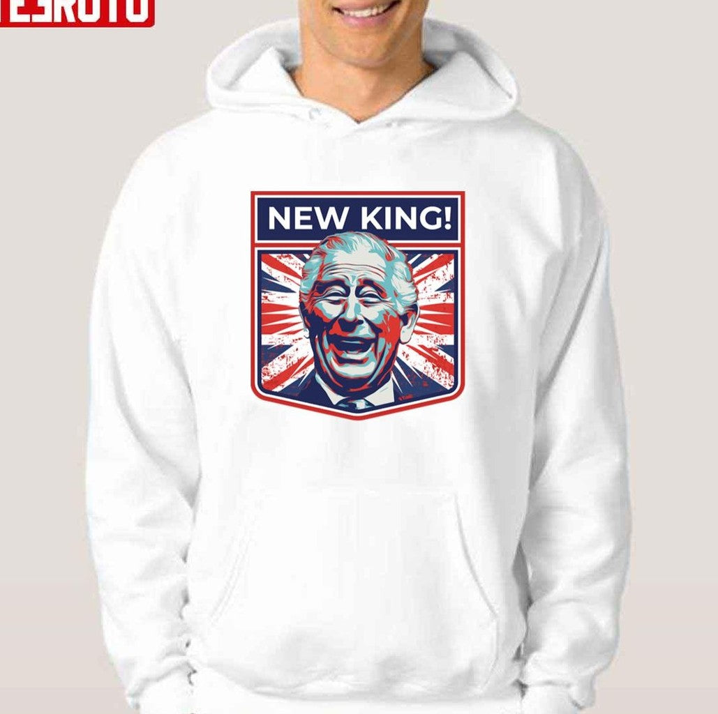 New King King Charles III Art Unisex T-shirt