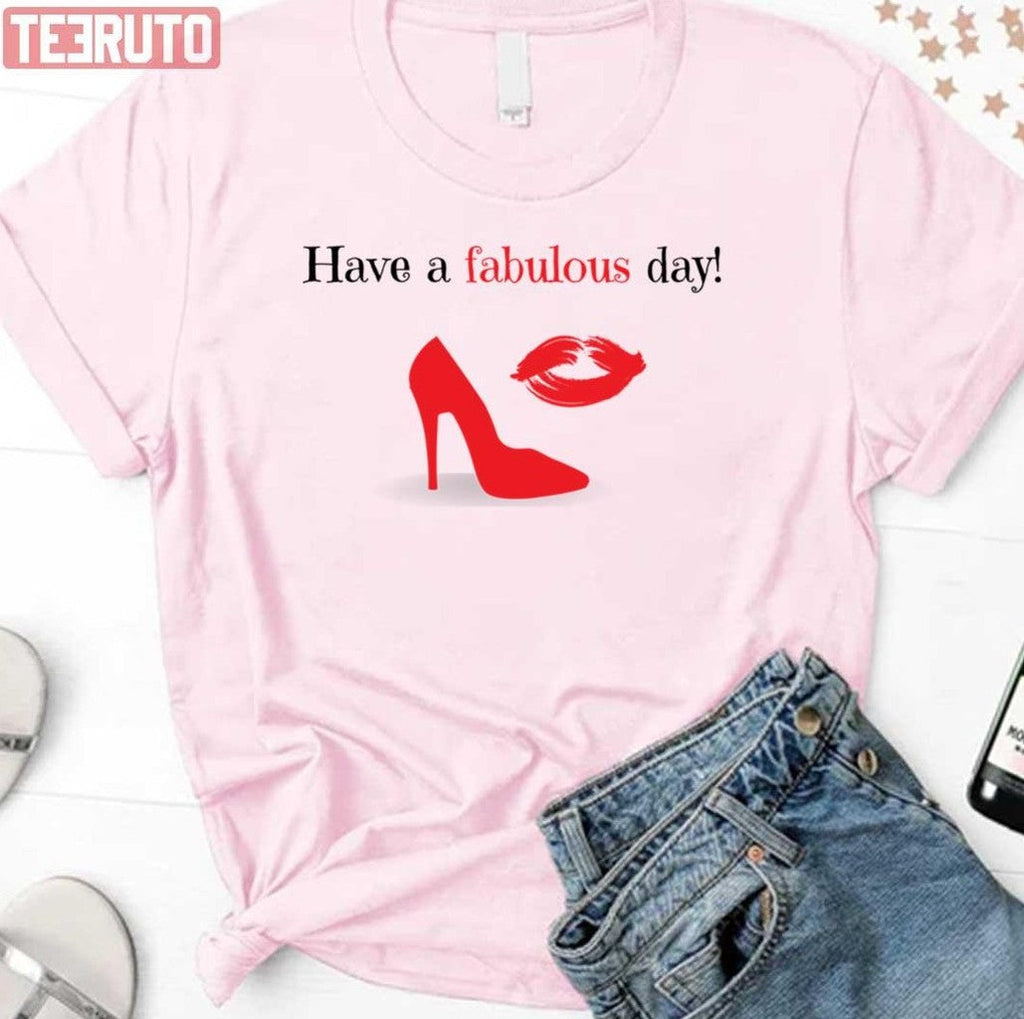 Red Black Pattern With Lips And Stiletto Heels Unisex Sweatshirt