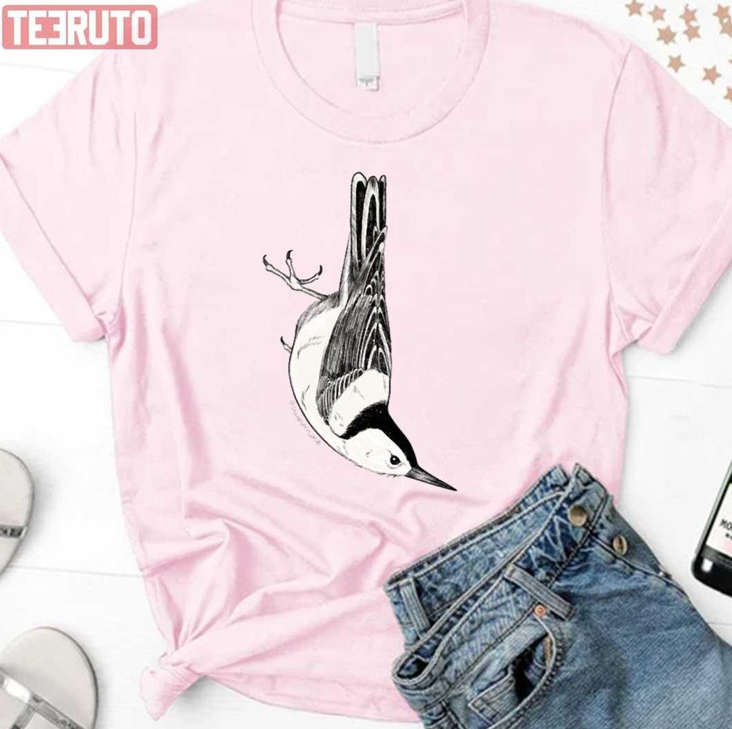 Nuthatch Illustration Unisex Sweatshirt