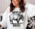 Modest Buffalo Illustration Modest Mouse Unisex Sweatshirt