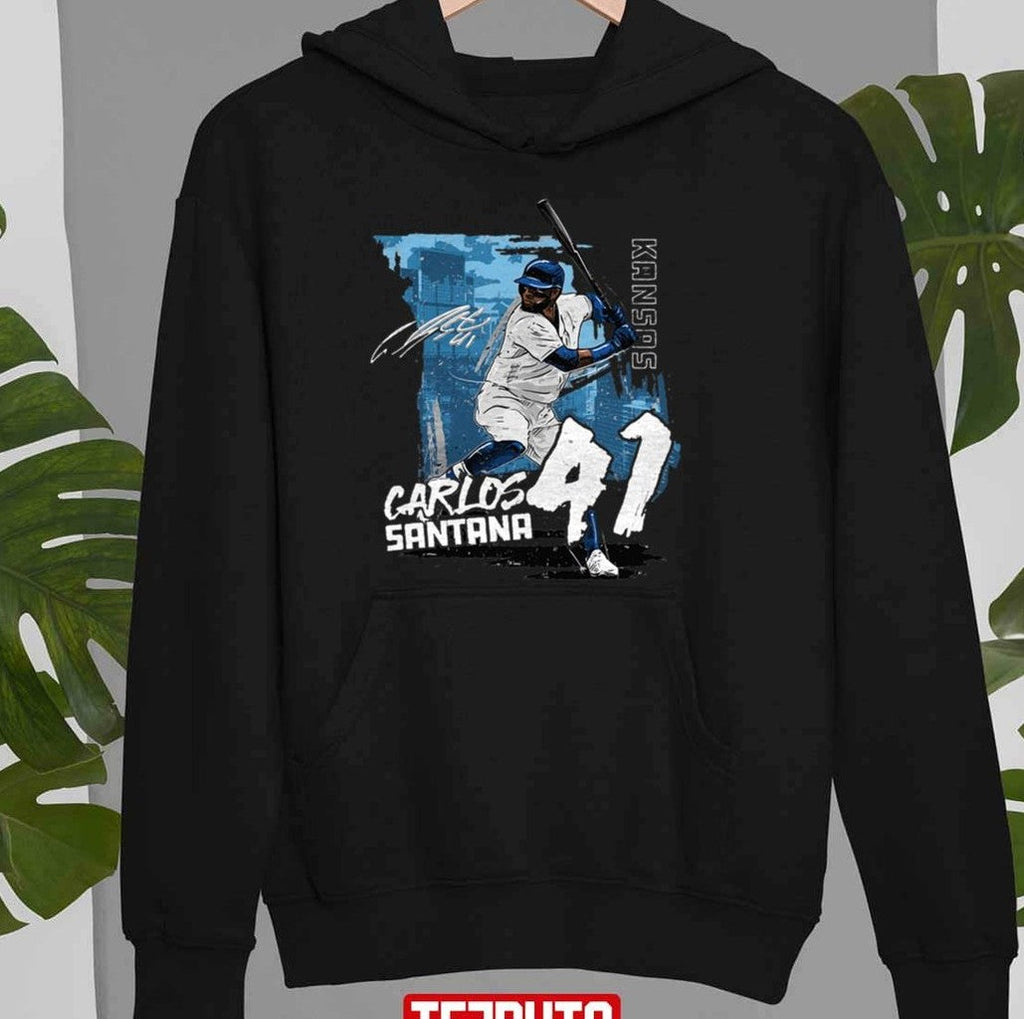 41 Kansas Baseball Carlos Santana State Unisex Sweatshirt