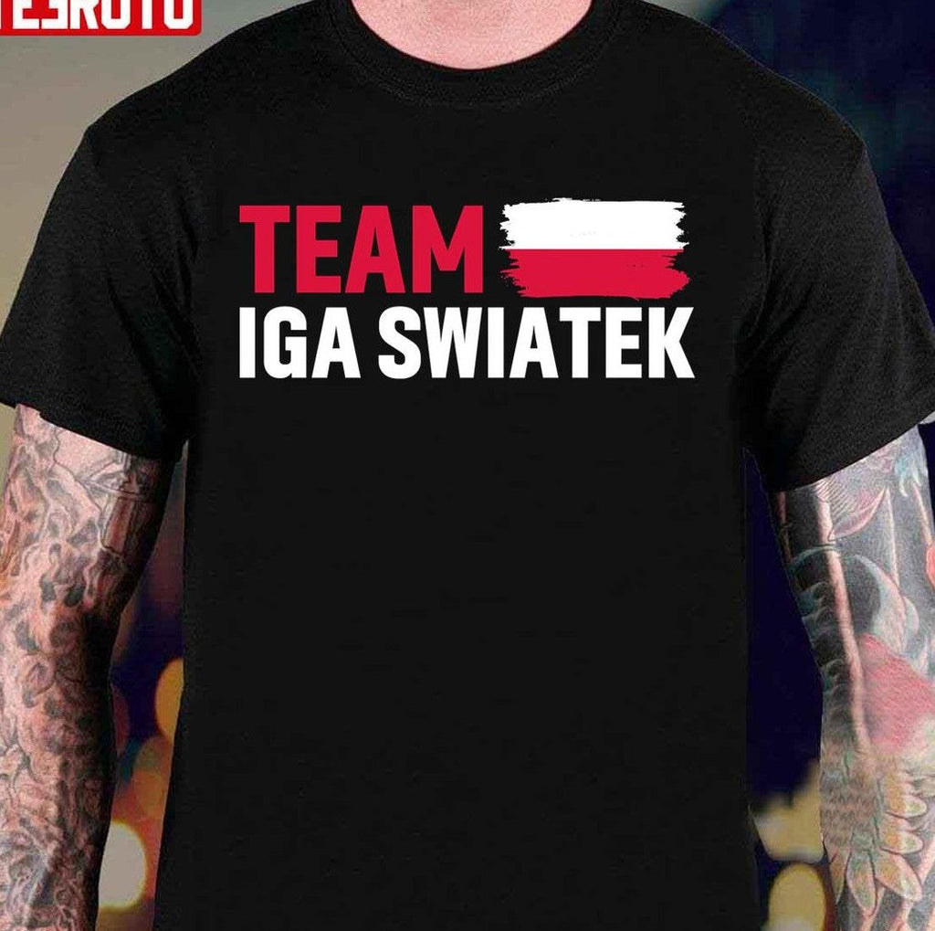 Team Iga Swiatek Poland Flag Unisex T-Shirt