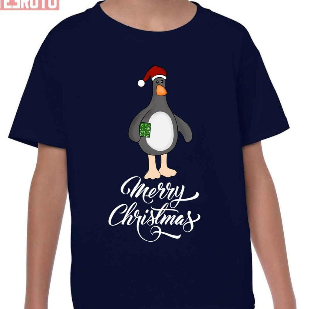 Penguin Wallace And Gromit Merry Christmas Unisex T-Shirt