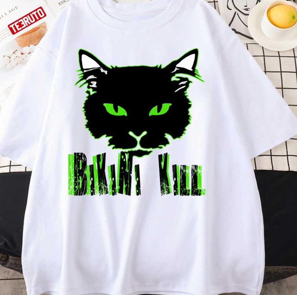 Black Cat Bikin Kill Cat For Music Band Unisex T-Shirt