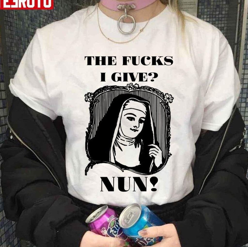 The Fucks I Give Nun Art Unisex Sweatshirt