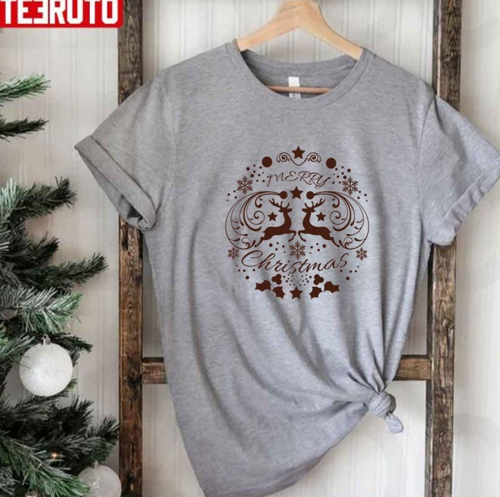 Scandinavian Christmas Norwegian Folk Art Cottage Core Hygge Unisex Sweatshirt