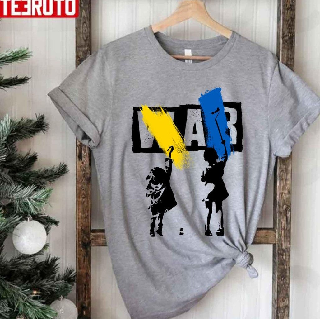 Stop The War Kids Are Painting Unisex T-Shirt