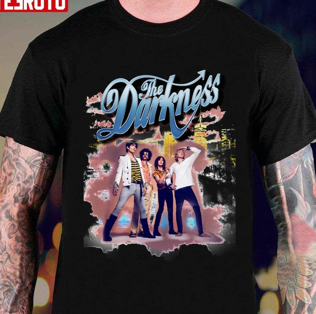 The Darkness Band Vintage Bootleg 90s Graphic Unisex T-Shirt
