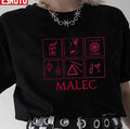Symbols Minimalistic Malec Shadowhunters Unisex T-Shirt
